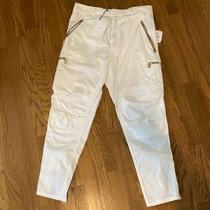Balmain white cargo pants